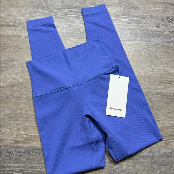 Lululemon Align Ribbed HR Pant 28” - Wild Indigo - Picture 2 of 5